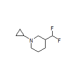 1-Cyclopropyl-3-(difluoromethyl)piperidine