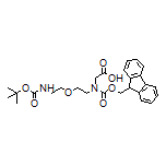 2-[[2-[2-(Boc-amino)ethoxy]ethyl]Fmoc-amino]acetic Acid