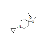 1-Cyclopropyl-4,4-dimethoxypiperidine