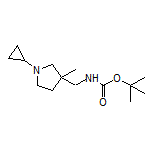 N-Boc-1-(1-cyclopropyl-3-methyl-3-pyrrolidinyl)methanamine