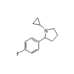 1-Cyclopropyl-2-(4-fluorophenyl)pyrrolidine