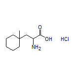 2-Amino-3-(1-methylcyclohexyl)propanoic Acid Hydrochloride