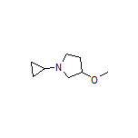 1-Cyclopropyl-3-methoxypyrrolidine