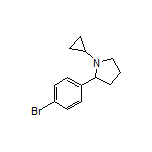 2-(4-Bromophenyl)-1-cyclopropylpyrrolidine