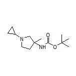 3-(Boc-amino)-1-cyclopropyl-3-methylpyrrolidine