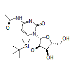 N-[1-[(2R,3R,4R,5R)-3-[(tert-Butyldimethylsilyl)oxy]-4-hydroxy-5-(hydroxymethyl)tetrahydrofuran-2-yl]-2-oxo-1,2-dihydropyrimidin-4-yl]acetamide