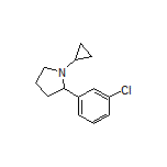 2-(3-Chlorophenyl)-1-cyclopropylpyrrolidine