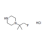 1-(1-Fluoro-2-methylpropan-2-yl)piperazine Hydrochloride