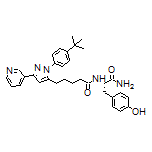 (S)-N-[1-Amino-3-(4-hydroxyphenyl)-1-oxo-2-propyl]-5-[1-[4-(tert-butyl)phenyl]-3-(3-pyridyl)-5-pyrazolyl]pentanamide