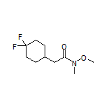 2-(4,4-Difluorocyclohexyl)-N-methoxy-N-methylacetamide