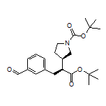 (R)-1-Boc-3-[(S)-1-(tert-butoxy)-3-(3-formylphenyl)-1-oxo-2-propyl]pyrrolidine