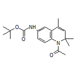 1-[6-(Boc-amino)-2,2,4-trimethylquinolin-1(2H)-yl]ethan-1-one