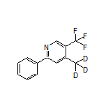 4-(Methyl-d3)-2-phenyl-5-(trifluoromethyl)pyridine