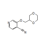 3-[(1,4-Dioxan-2-yl)methoxy]isonicotinonitrile