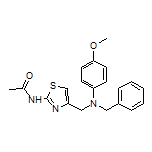 N-[4-[[Benzyl(4-methoxyphenyl)amino]methyl]-2-thiazolyl]acetamide