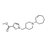 Methyl 1-[[1-(Cyclohept-2-en-1-yl)piperidin-4-yl]methyl]-1H-pyrrole-3-carboxylate