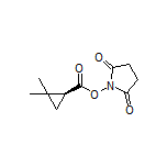 2,5-Dioxopyrrolidin-1-yl (S)-2,2-Dimethylcyclopropane-1-carboxylate