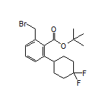 tert-Butyl 2-(Bromomethyl)-6-(4,4-difluorocyclohexyl)benzoate