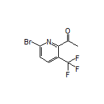 1-[6-Bromo-3-(trifluoromethyl)-2-pyridyl]ethanone