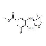 Methyl (S)-4-Amino-3-[(4,4-dimethyltetrahydrofuran-3-yl)amino]-5-fluorobenzoate