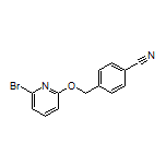 4-[[(6-Bromopyridin-2-yl)oxy]methyl]benzonitrile