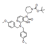 (R)-4-[Bis(4-methoxybenzyl)amino]-1-(1-Boc-3-piperidyl)-1H-imidazo[4,5-c]pyridin-2(3H)-one