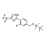 2-[4-[[(tert-Butyldimethylsilyl)oxy]methyl]-2-fluorophenyl]-4-(trifluoromethyl)-1H-imidazole