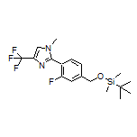 2-[4-[[(tert-Butyldimethylsilyl)oxy]methyl]-2-fluorophenyl]-1-methyl-4-(trifluoromethyl)-1H-imidazole