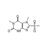 1,7-Dimethyl-8-(methylsulfonyl)-3,7-dihydro-1H-purine-2,6-dione