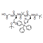 2-[(S)-2-[2-[(S)-2-(Boc-amino)-3-(1-trityl-1H-imidazol-4-yl)propanamido]-2-methylpropanamido]-5-(tert-butoxy)-5-oxopentanamido]acetic Acid