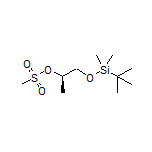 (R)-1-[(tert-Butyldimethylsilyl)oxy]propan-2-yl Methanesulfonate