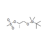 (S)-1-[(tert-Butyldimethylsilyl)oxy]propan-2-yl Methanesulfonate