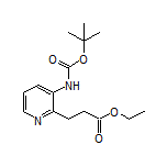 Ethyl 3-[3-(Boc-amino)pyridin-2-yl]propanoate