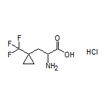 2-Amino-3-[1-(trifluoromethyl)cyclopropyl]propanoic Acid Hydrochloride