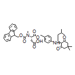 (S)-3-[Fmoc-(methyl)amino]-4-[[4-[[1-(4,4-dimethyl-2,6-dioxocyclohexylidene)-3-methylbutyl]amino]benzyl]oxy]-4-oxobutanoic Acid