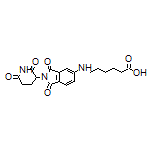 6-[[2-(2,6-Dioxo-3-piperidyl)-1,3-dioxoisoindolin-5-yl]amino]hexanoic Acid