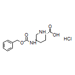 (2S,5R)-5-(Cbz-amino)piperidine-2-carboxylic Acid Hydrochloride