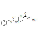 (2R,5S)-5-(Cbz-amino)piperidine-2-carboxylic Acid Hydrochloride