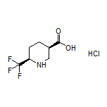 (3R,6R)-6-(Trifluoromethyl)piperidine-3-carboxylic Acid Hydrochloride