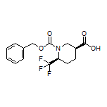 (3S,6S)-1-Cbz-6-(trifluoromethyl)piperidine-3-carboxylic Acid