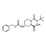 (2R,4R)-4-(Cbz-amino)-1-Boc-piperidine-2-carboxylic Acid