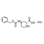 (2R,4R)-4-(Cbz-amino)piperidine-2-carboxylic Acid Hydrochloride