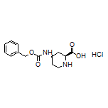 (2S,4R)-4-(Cbz-amino)piperidine-2-carboxylic Acid Hydrochloride