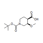 (3R,4R)-1-Boc-3-methoxypiperidine-4-carboxylic Acid