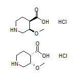 cis-3-Methoxypiperidine-4-carboxylic Acid Hydrochloride