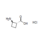 (1R,2R)-2-Aminocyclobutanecarboxylic Acid Hydrochloride