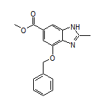 Methyl 4-(Benzyloxy)-2-methyl-1H-benzo[d]imidazole-6-carboxylate