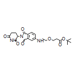 tert-Butyl 3-[2-[[2-(2,6-Dioxopiperidin-3-yl)-1,3-dioxoisoindolin-5-yl]amino]ethoxy]propanoate