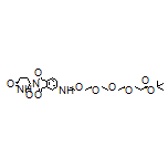 tert-Butyl 1-[[2-(2,6-Dioxopiperidin-3-yl)-1,3-dioxoisoindolin-5-yl]amino]-3,6,9,12-tetraoxapentadecan-15-oate