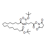 1-tert-Butyl 5-(2,5-Dioxo-1-pyrrolidinyl) (S)-2-[16-(tert-Butoxy)-16-oxohexadecanamido]pentanedioate